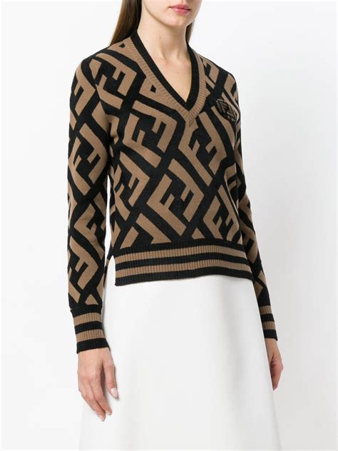 wish dupe fendi sweater womens|fendi ff knit sweater.